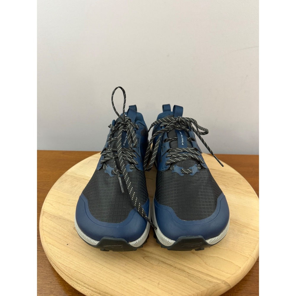 Altra Lone Peak 8 Trail Running Shoes Men Sz 10 Wide Navy Black Hiking Sneakers - Picture 2 of 7